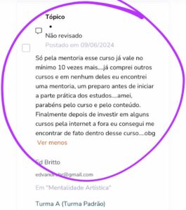 Depoimento Ed Britto, mentoria